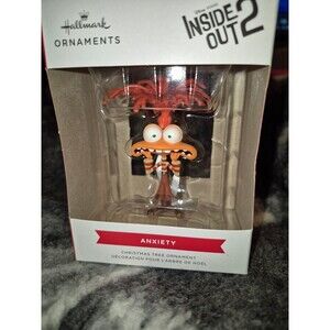 NEW IN BOX 2025 Hallmark Disney Pixar Inside Out - Anxiety | Christmas Ornament